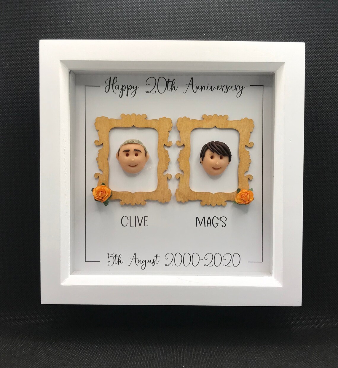 Anniversary Gift Frame Etsy