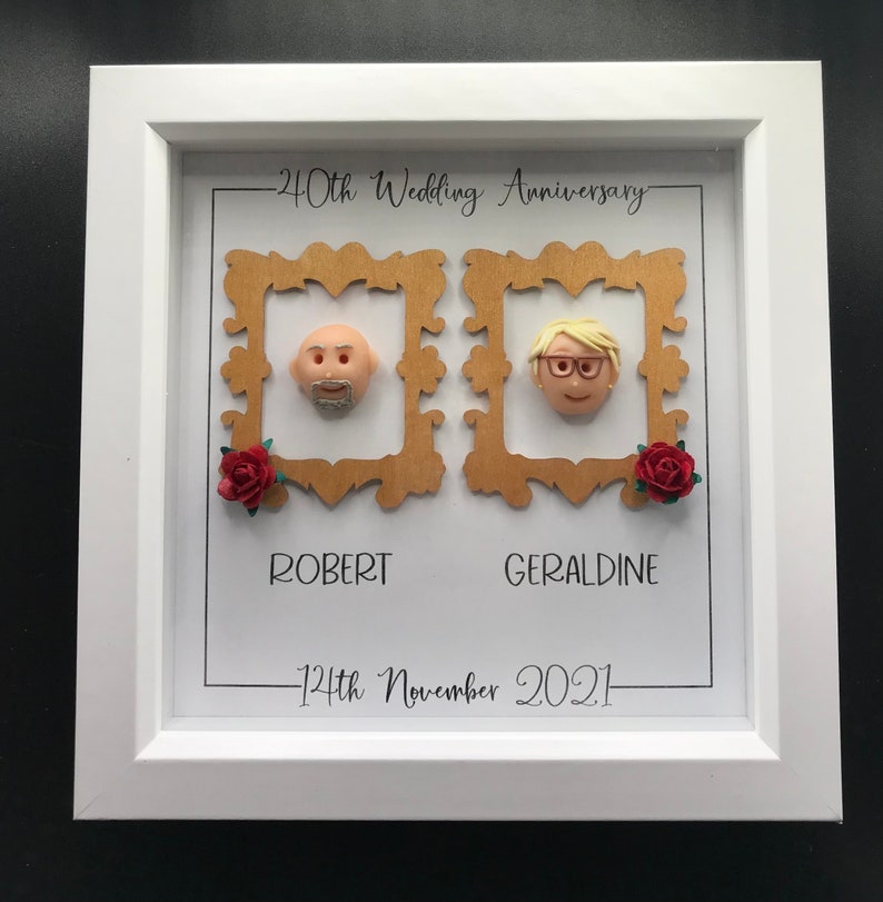 Anniversary Gift Frame Etsy
