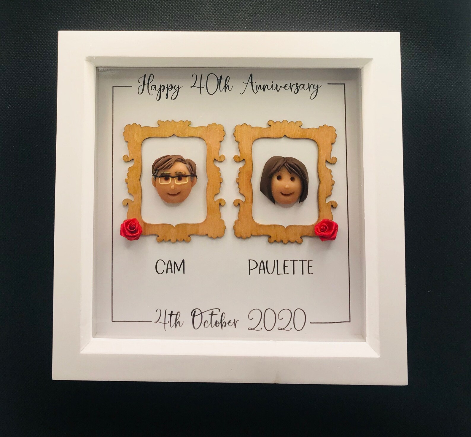 Anniversary Gift Frame Etsy