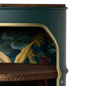Side cabinet bedside table bar made from a 60L oil drum image 3