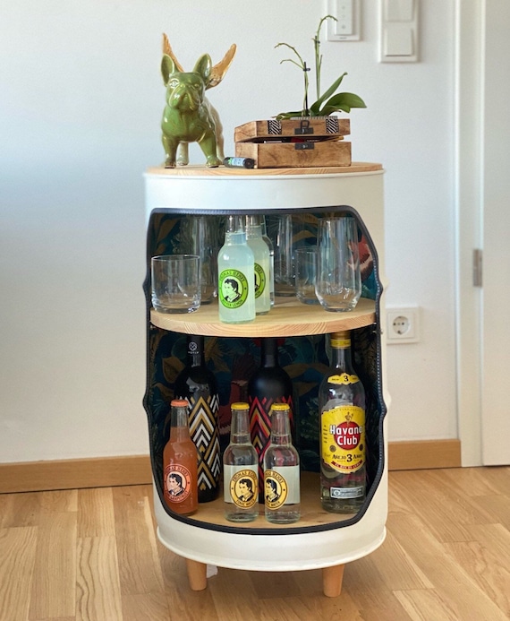 Bar Minibar Nachttisch Regal Schrank Beistelltisch aus einem 60L