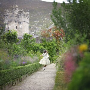 Fairytale Castle Digital Backdrop spring/summer INSTANT DOWNLOAD
