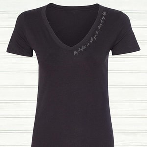My playlist can tell you the story of my life, playlist tee shirt, teen tee shirt, slim fit fine jersey v-neck t-shirt