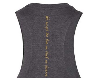 Customizable Cropped Workout Tank: Motivational Quote