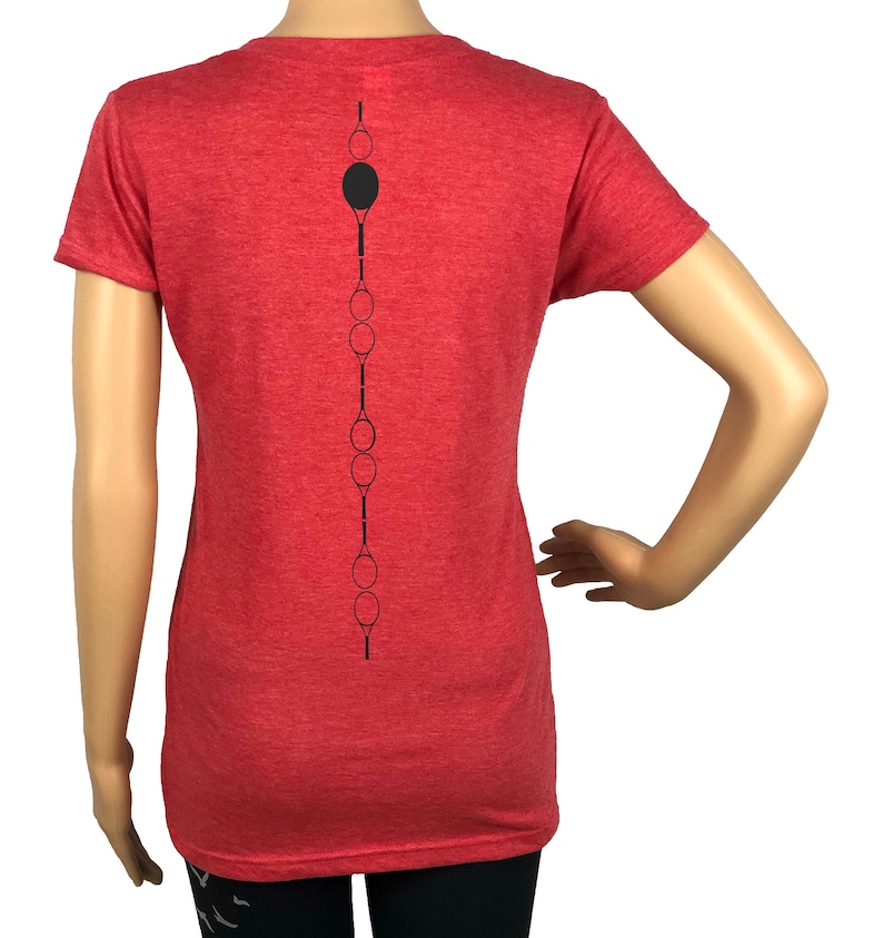 Tennis Fan Sophisticated Tennis Racquet T Shirt for a Tennis Player and Love of the Sport of Tennis Play Tennis Tennis Gift Red T Shirt