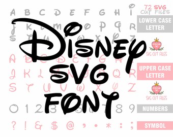 Disney Font Svg Collection Disney Alphabet Dxf Disney Alphabet Png Disney Clipart Svg Files For Silhouette Cameo Or Cricut Free Downloads 279190 Best Font For Commercial Use