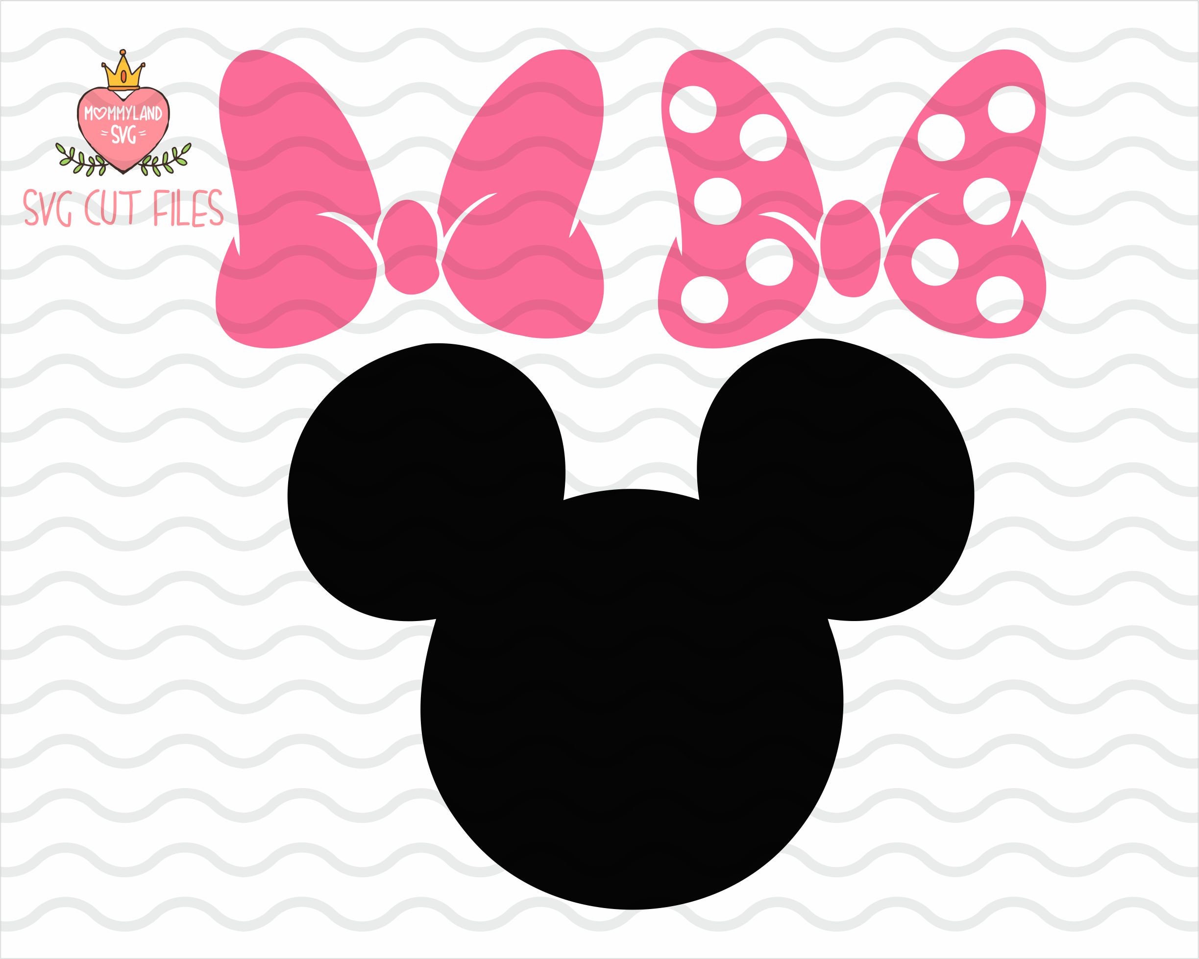 Minnie Mouse Face SVG Files