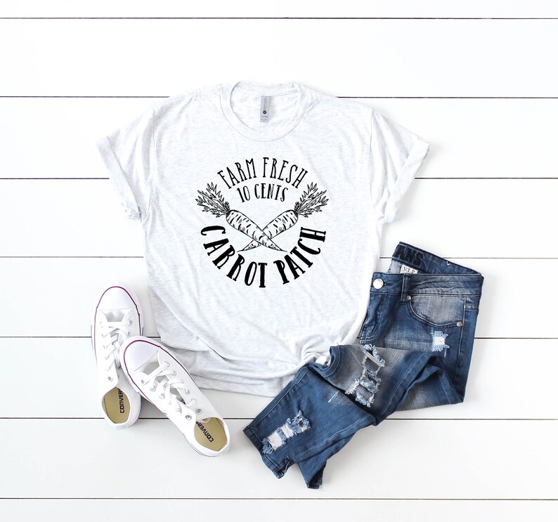 Farmers Market T Shirts Women Gardening Shirts Homegrown Shirt Nature Apparel Plus Size TShirts Heather Farm Fresh 10 Cents