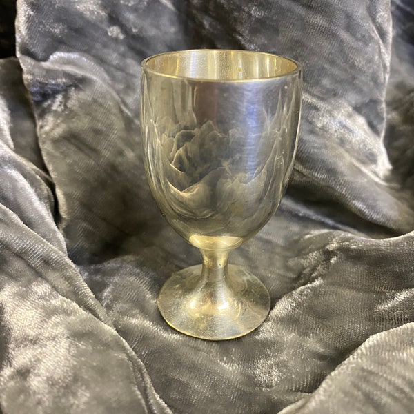 Chalice Vintage Silver Plated Small 3 Inches