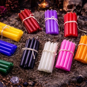 10 Soy Spell Candles - Pick Color 4 Inch Ritual Chime