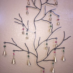 Tree of Life Wall Hanging Bells Extra Large