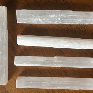 Selenite Wands Medium or Large - Lot of 2 Wands