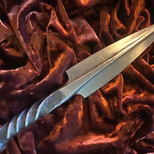 Athame Hand Forged Railroad Spike 10.5 Inches Heavy (dagg-1105) Ceremonial Blade