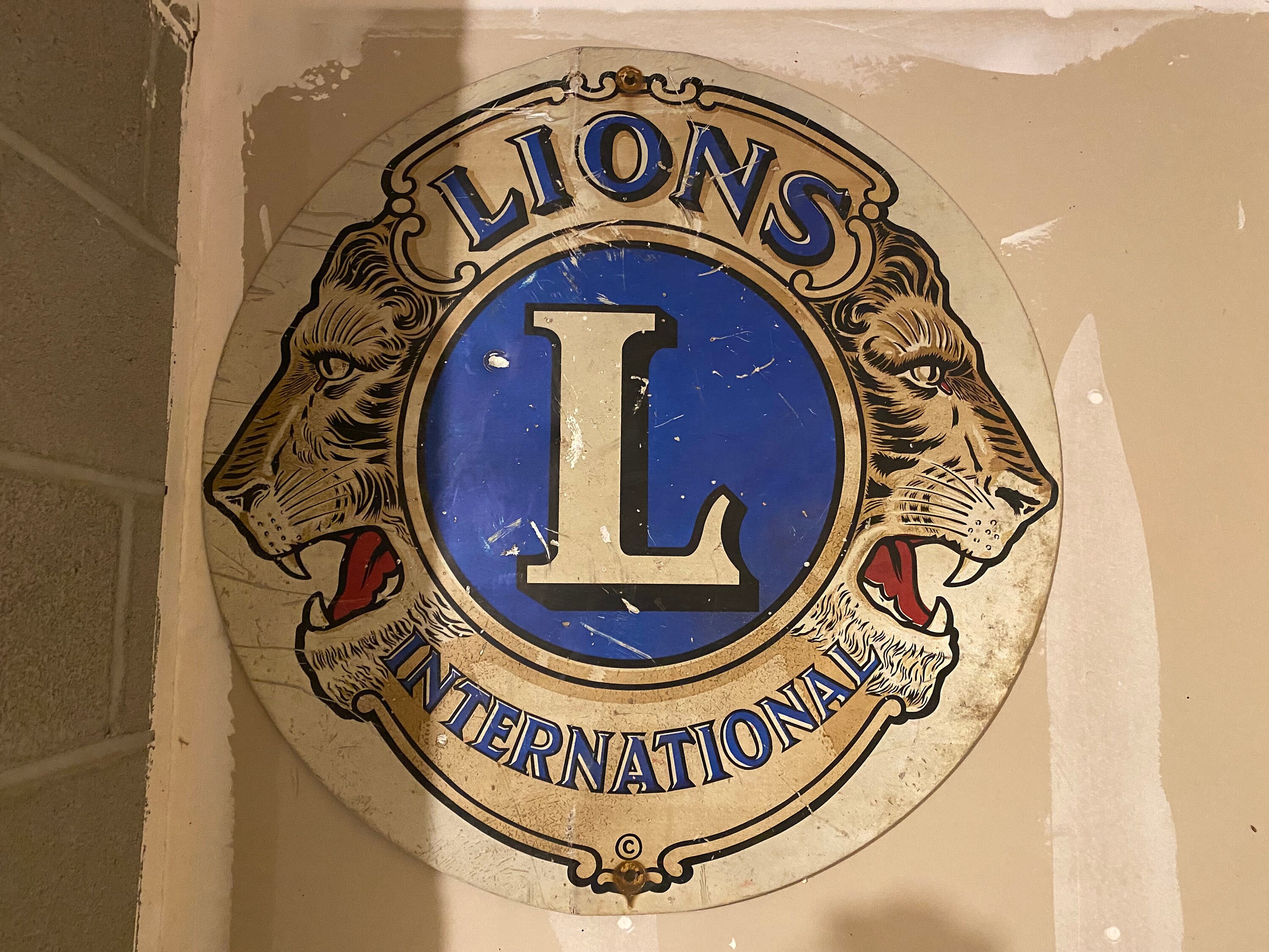 昭和 レトロ Lions Clubs International アンティーク 昭和 レトロ Lions Clubs International アンティーク