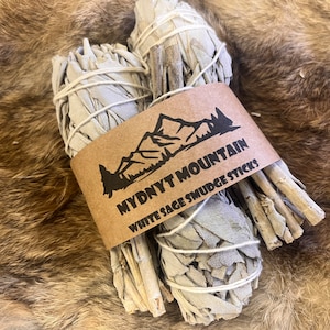3x California White Sage Smudging Sticks Torch