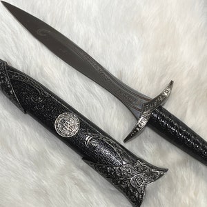 Athame - Astaroth Stainless Steel Double Sided Unsharpened Blade Celtic (DAGG-1140)