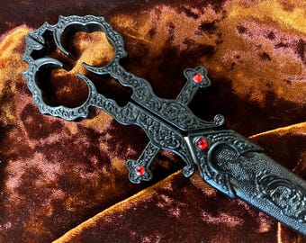Dark Assassin Medieval Trinity Trident Fixed Blade