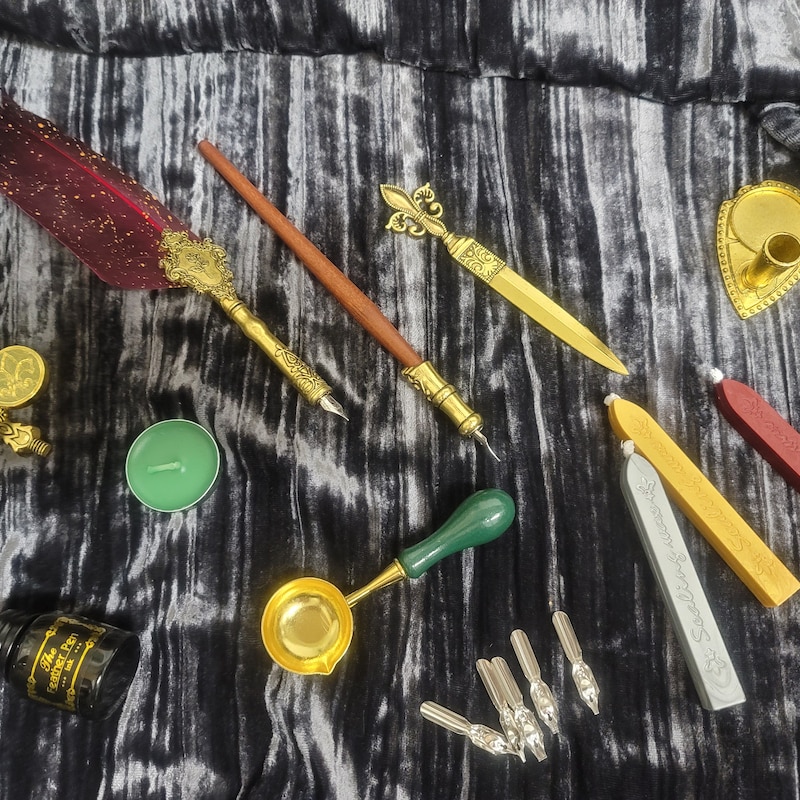 Quill and Ink Set - Etsy