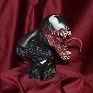 Venom Bust Fan Art Painting commission
