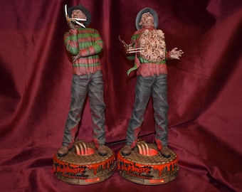 Freddy Krueger Figure - A Nightmare on Elm Street horror collectible Fan Art Painting commission
