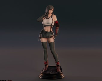 Tifa Painted Fan Art Figure - 1/6 Scale Collectible by ABE3D