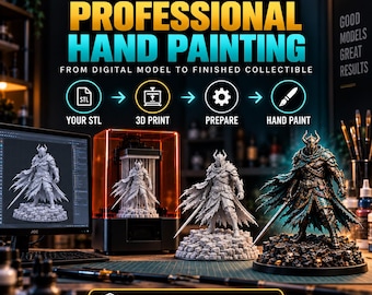 Custom 3D Printed & Hand Painted Figures | Collector Quality | Made to Order