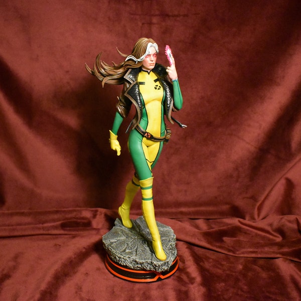 Figurine peinte Rogue - X-Men à l'échelle 1/6 à collectionner par CA3D