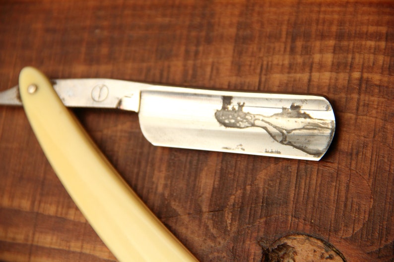 Vintage straight razor Shaveready Japanese 884 Heart Columbia Etsy