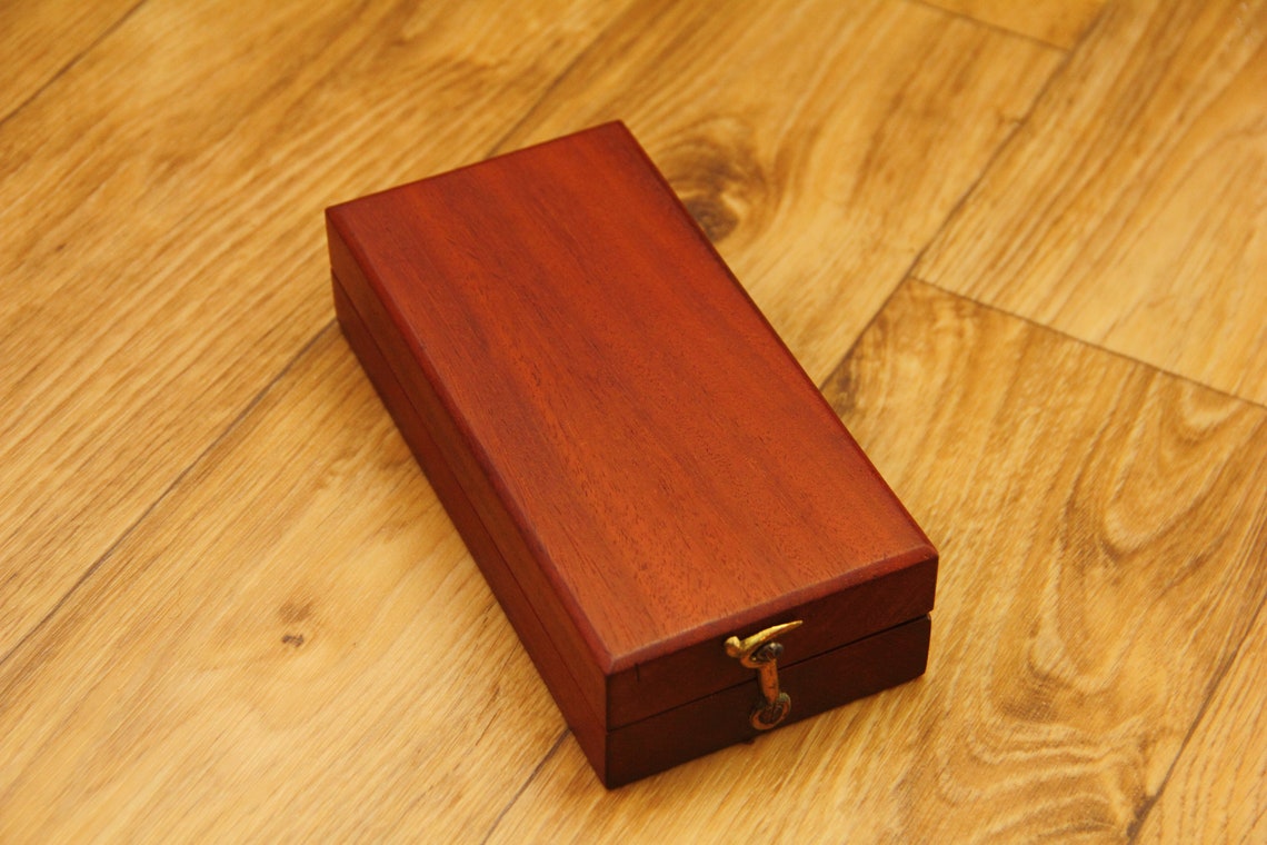 Turkey oilstone sharpening stone in an amazing wooden case Etsy