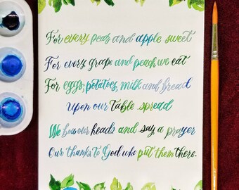 Calligraphy Signs Etsy etsy