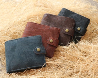 Cork wallet men Minimalist wallet Bifold wallet rfid wallet bosca wallet fossil wallet