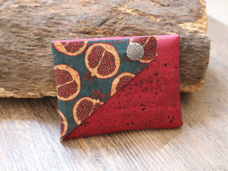 Cute Small Wallet Women Vegan Slim Wallet Card Holder Etsy