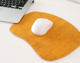 Cork mouse pads Computer mouse mat Desk mat Desk accessories Unique mousepad