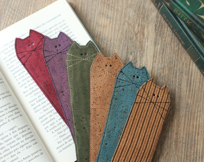 Cork cats bookmark, Fancy bookmark, Cool bookmark, Best cloth bookmark, Beautiful bookmark, Animal bookmark, Agenda bookmark
