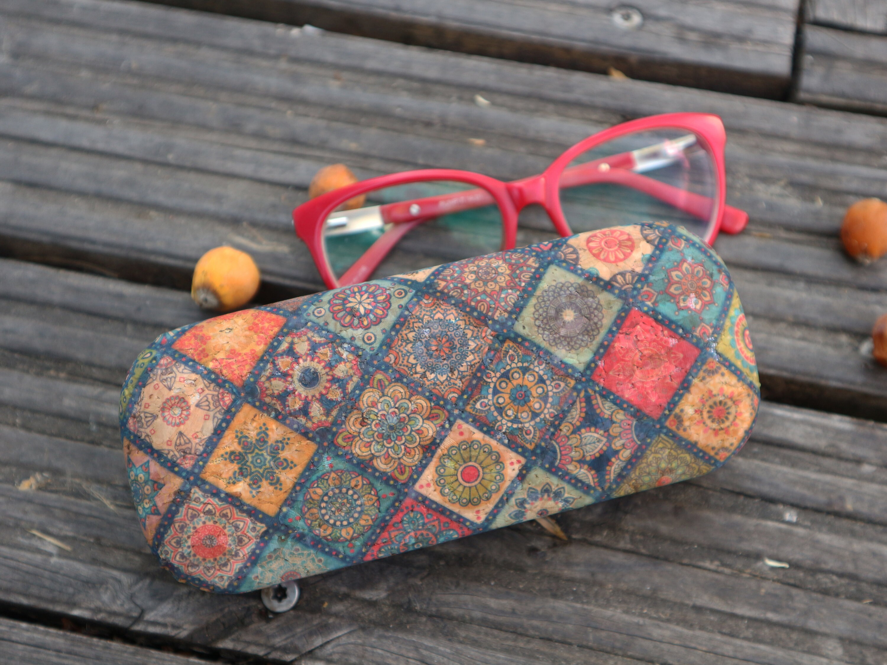 Glasses case Cork case Eco case Eyeglass case Hard case for glasses