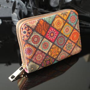 Petit portefeuille pour femme Adorable porte-cartes de crédit Ensemble de mini portefeuilles Portefeuille de voyage 21e anniversaire