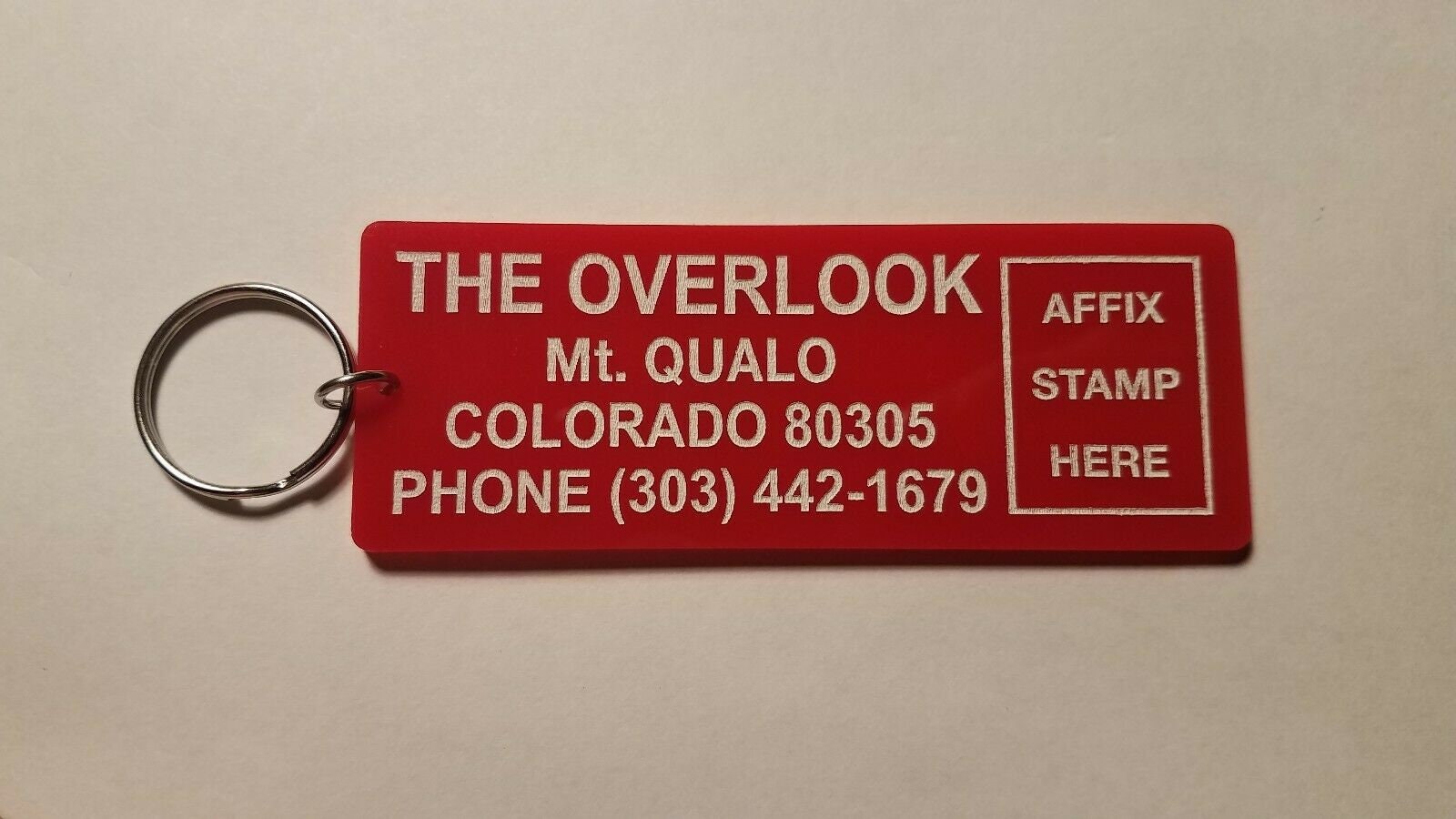Overlook Hotel Keychain