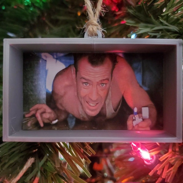 Die Hard John McClaine Christmas Tree Ornament 3D