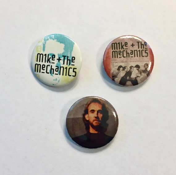 Mike & the Mechanics Pin/Button * Pin Circa 1980s… - image 1