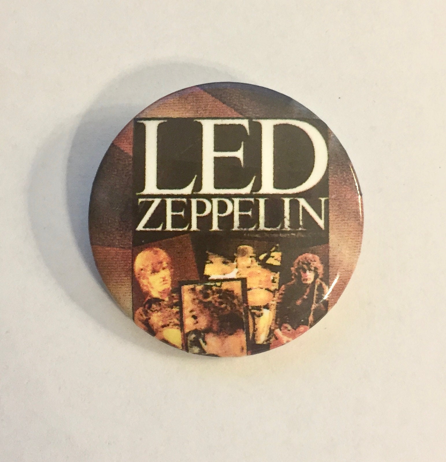 Led Zeppelin Pin/Button Pin Circa 1980s Vintage Original Etsy