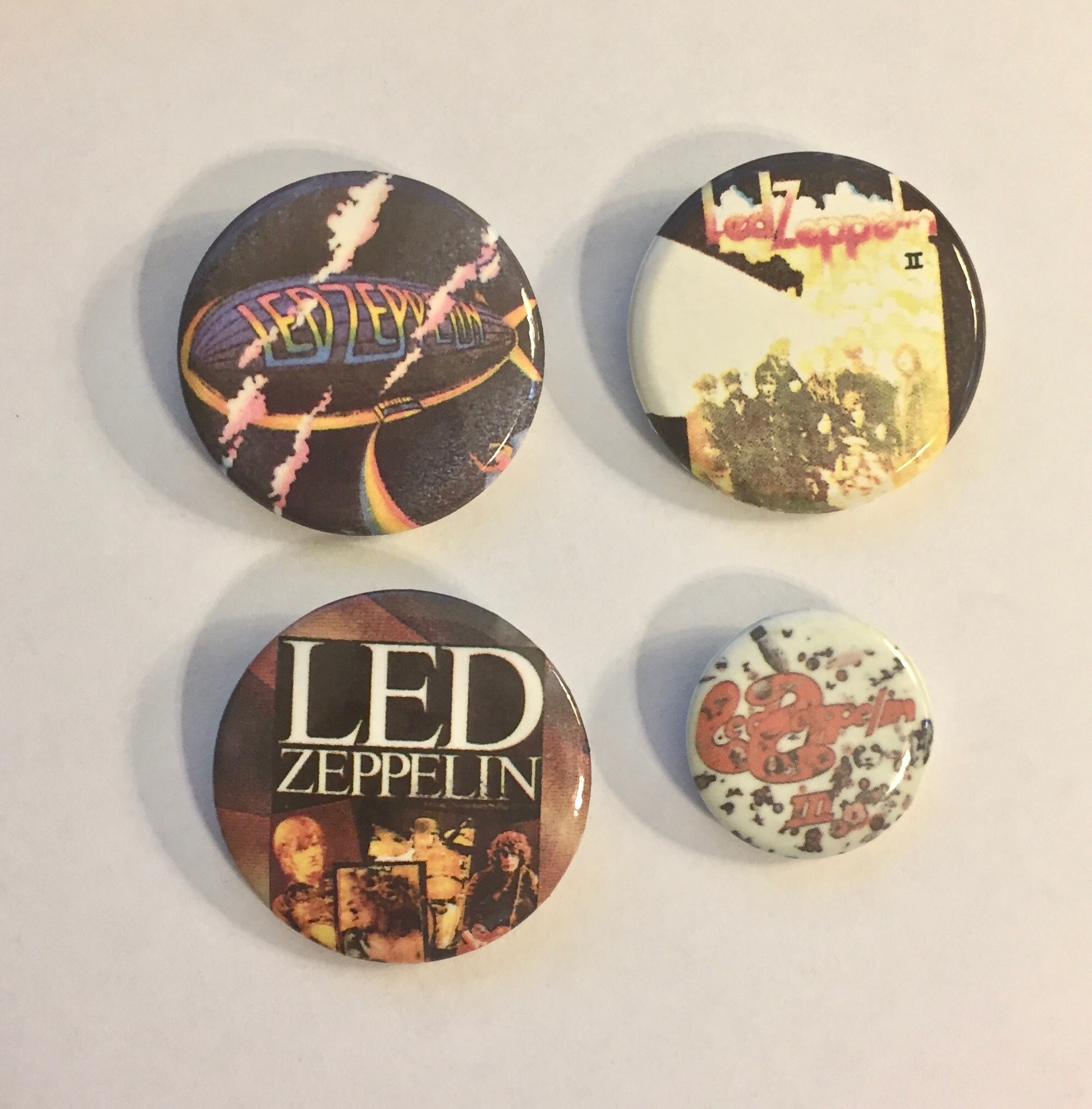 Led Zeppelin Pin/Button Pin Circa 1980s Vintage Original Etsy