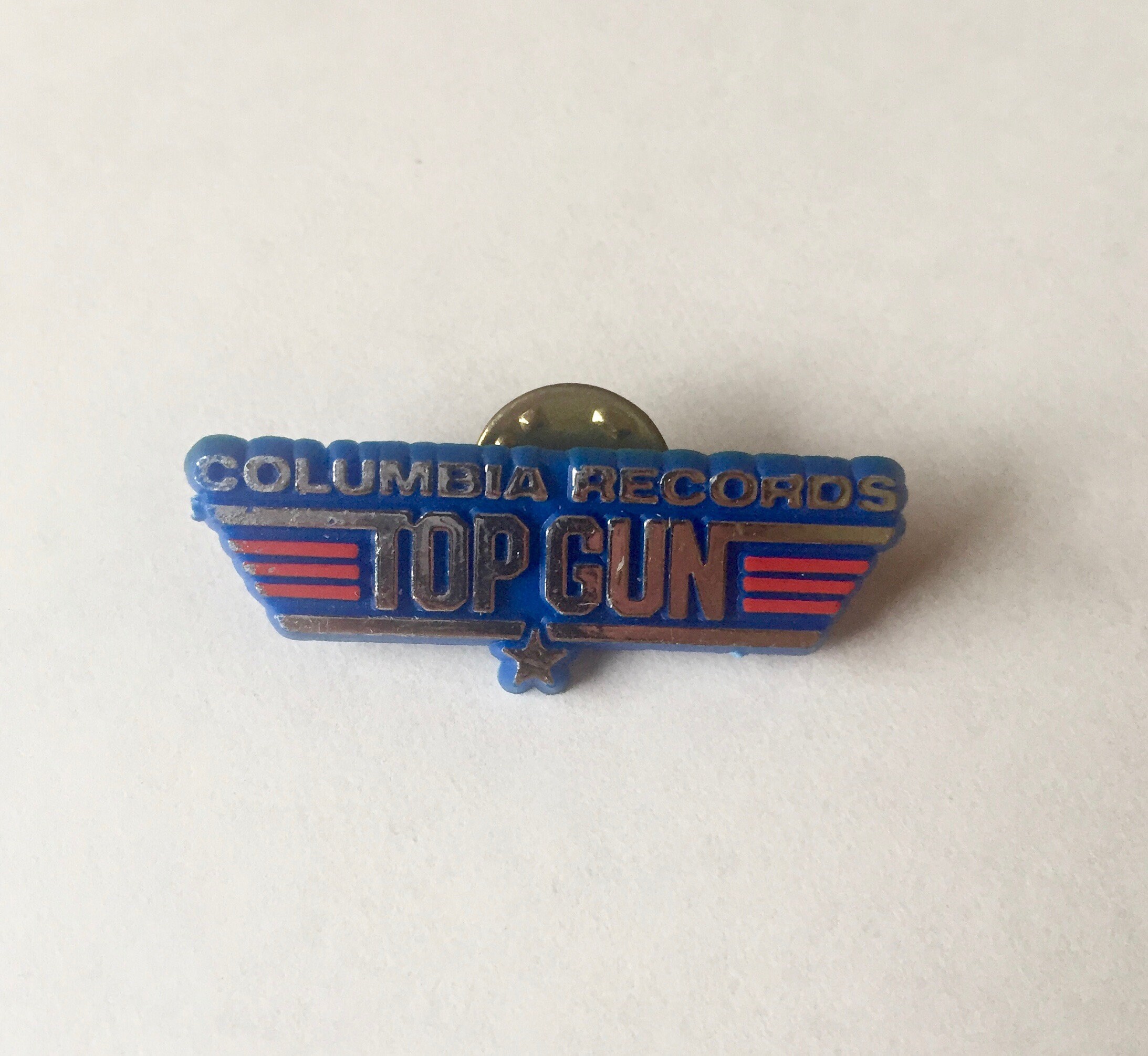 Top Gun Pin/Button Circa 1980s Vintage Original Etsy