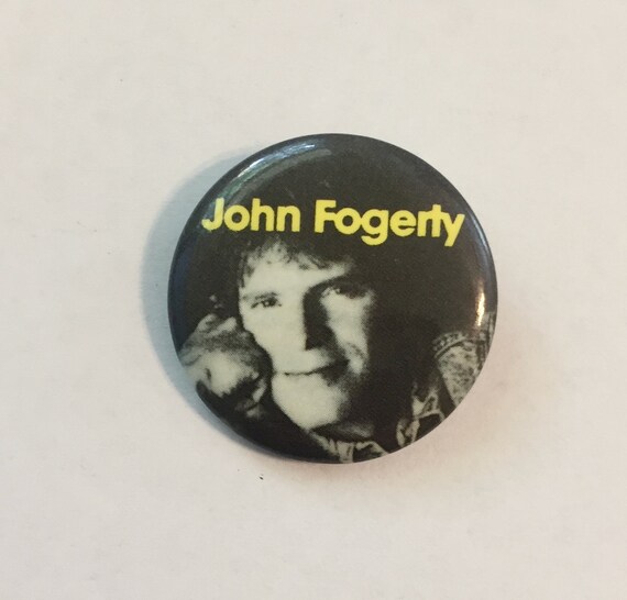 John FOGERTY Pin/Button * Circa 1980s * Vintage *