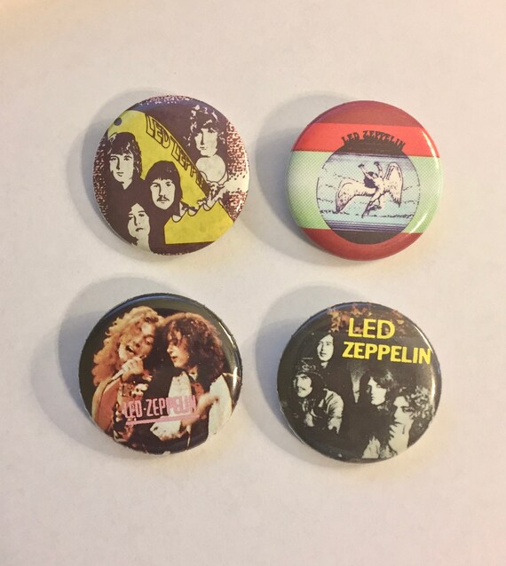 Led Zeppelin Pin/Button Pin Circa 1980s Vintage Original Etsy