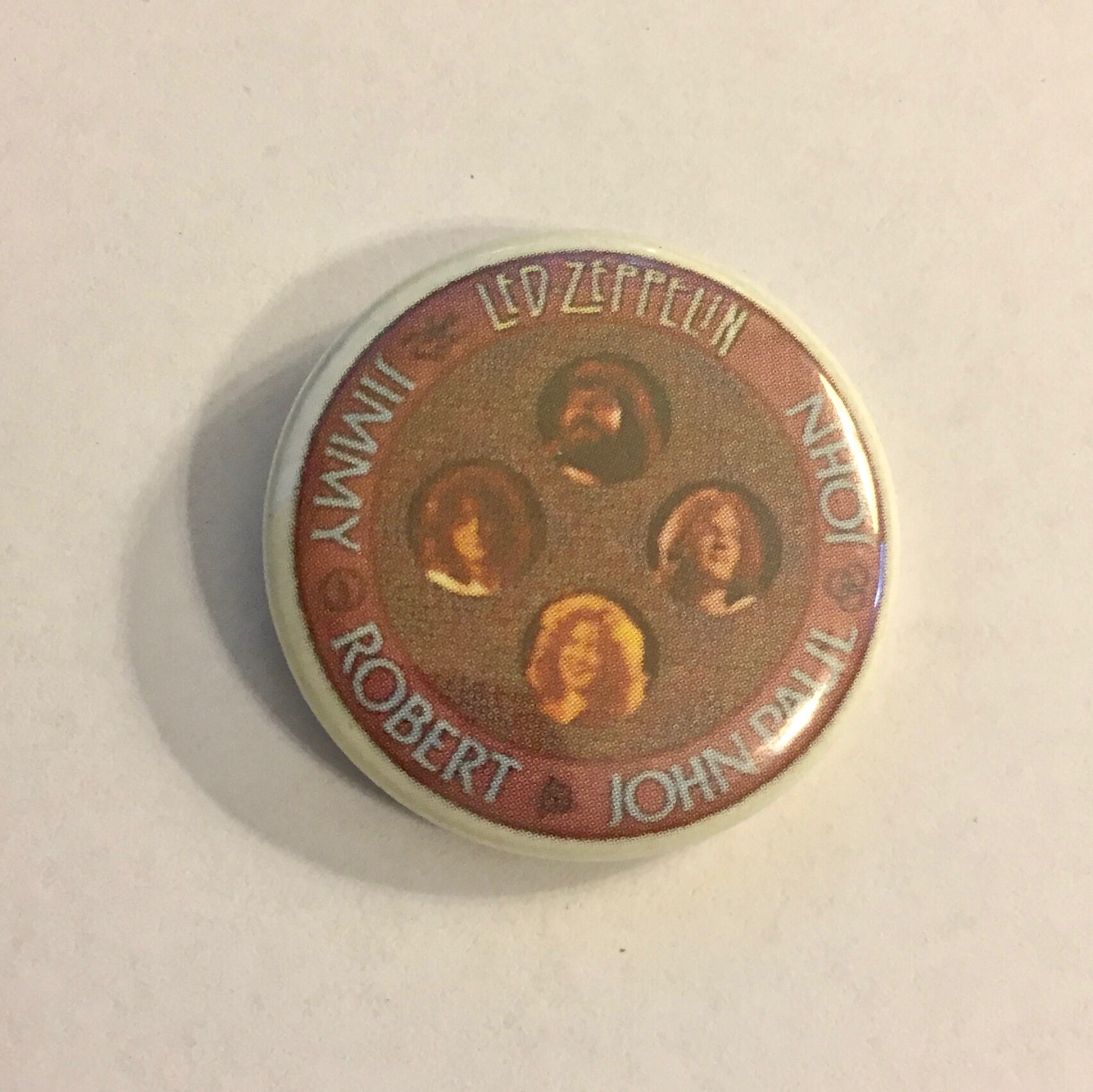 Led Zeppelin Pin/button Pin Circa 1980s Vintage Original Etsy