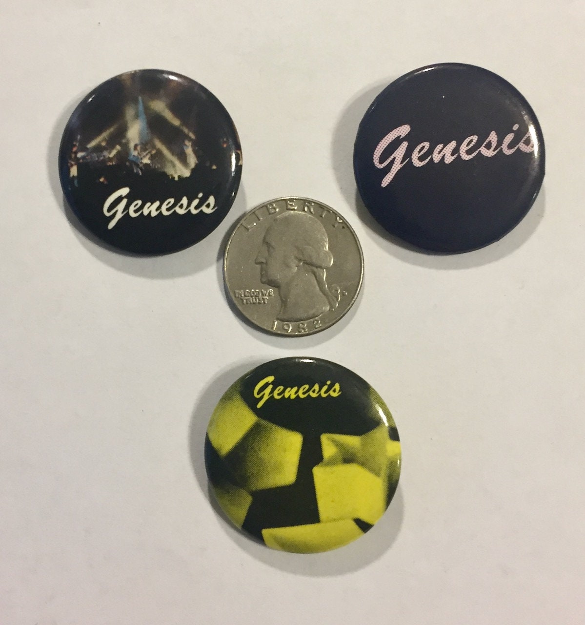 Genesis Pin/button Pin Circa 1980s Vintage Original Collectible 3 ...