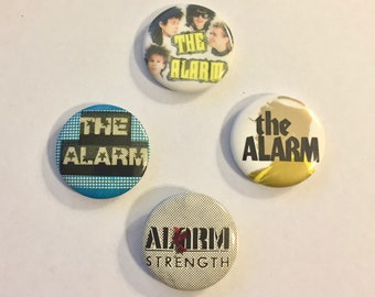 The ALARM Pin/Button * Pin Circa 1980s * Vintage * Original * Welsh * 3 styles to choose from * Price listed is per each pin