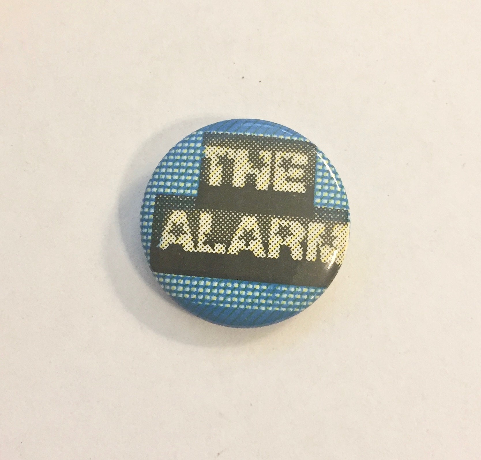 The ALARM Pin/button * Pin Circa 1980s * Vintage * Original * Welsh * 3 ...