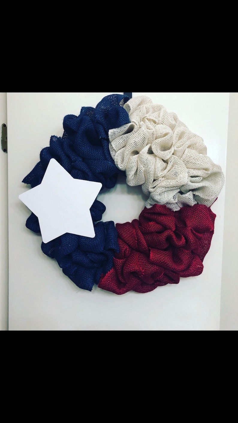 16 inch TEXAS USA WREATH