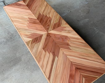 Reclaimed Style Redwood Schreibtisch - SUNBEAM